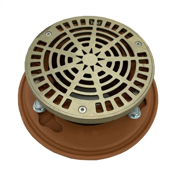 Round Adjustable Leveling Strainer Floor Drain